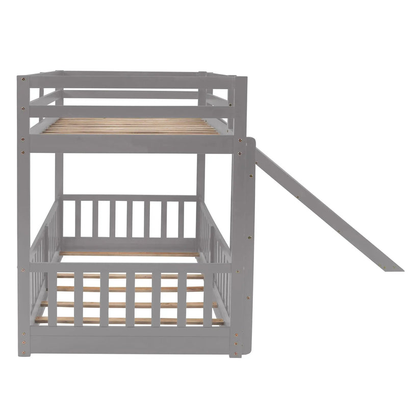 Functional Bunk Bed & Convertible Ladder And Slide by HouseOfZazla