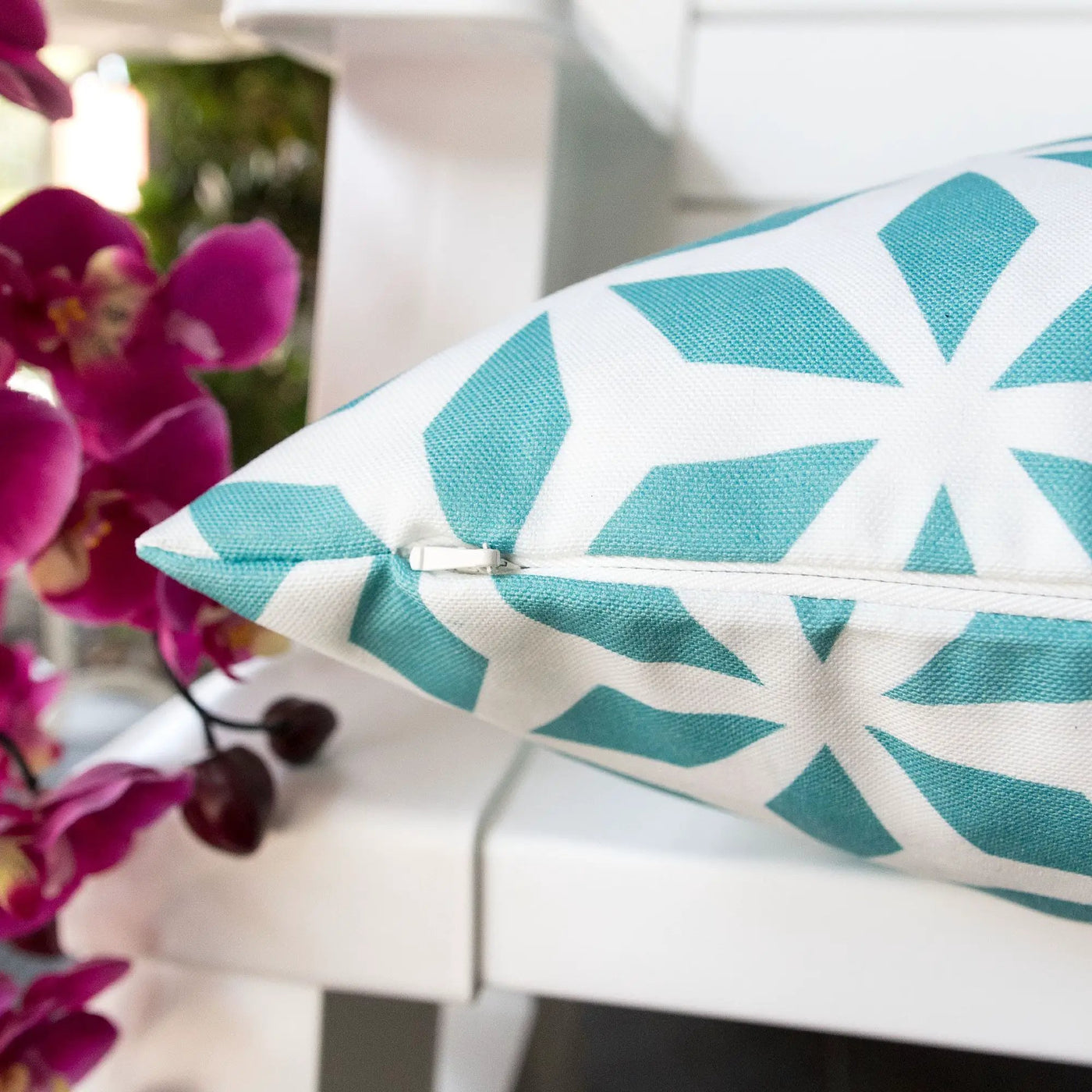 Crystal Burst - Outdoor & Indoor Pillow by HouseOfZazla