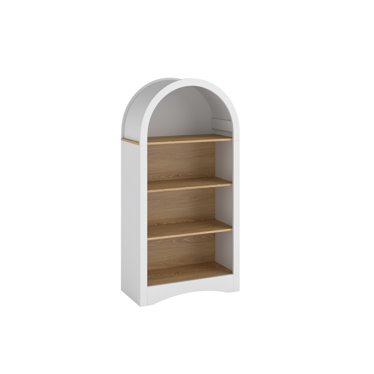 47" Freestanding Display Rack with Woodgrain Shelves by HouseOfZazla