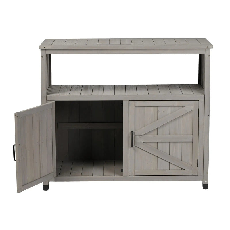 Patio Bar Table Set With Storage by HouseOfZazla