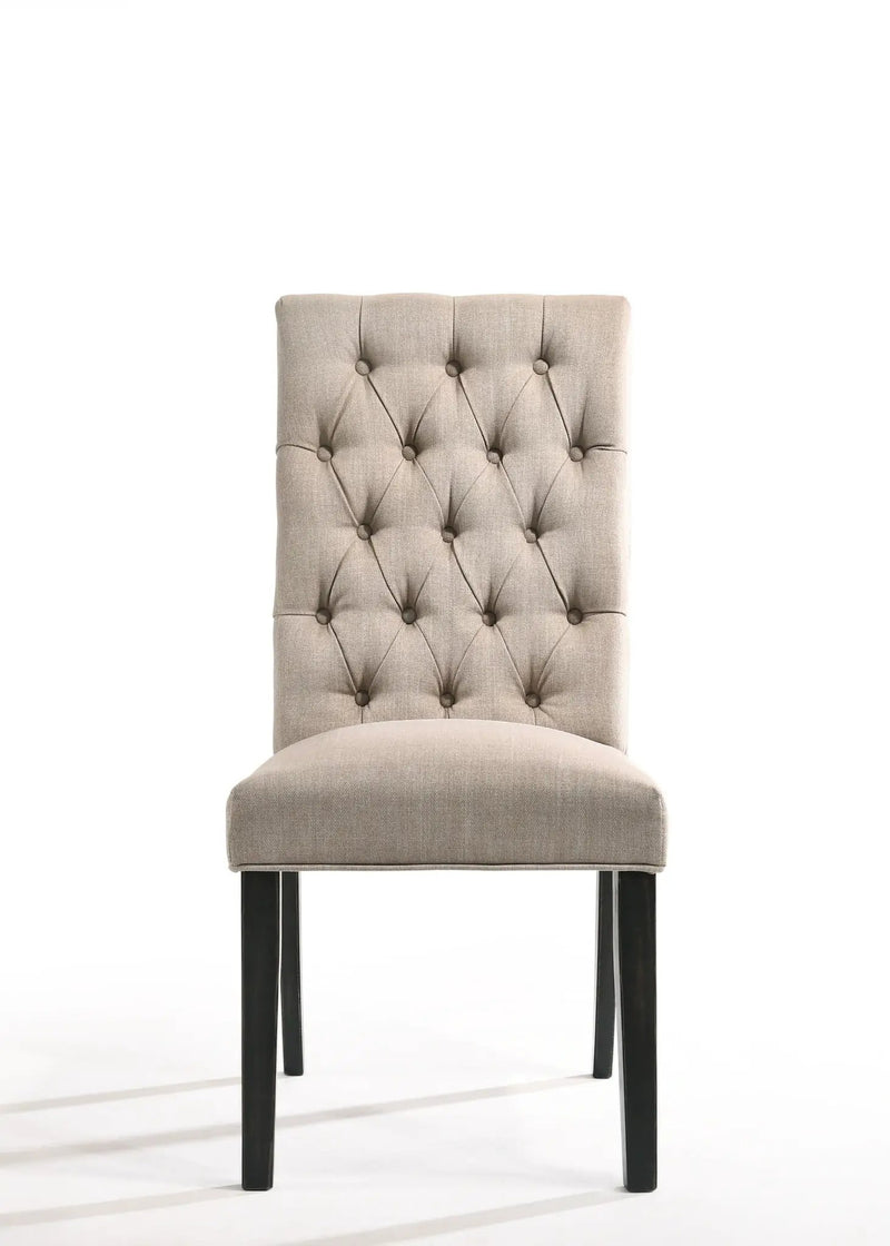 Morland - Vintage Side Chair (Set of 2) - Black / Tan by Unique Piece Furniture
