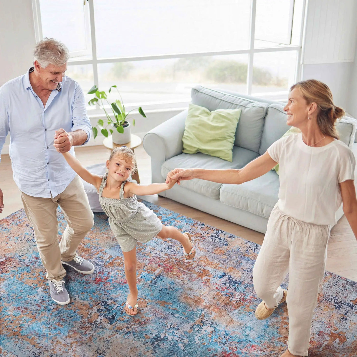 Maval - Abstract Washable Area Rug by HouseOfZazla