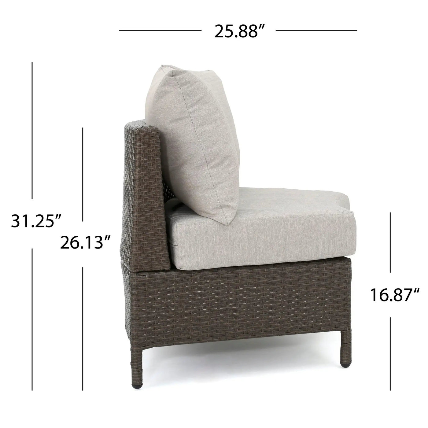 Pt Limon Modern Outdoor Single Sofa by HouseOfZazla