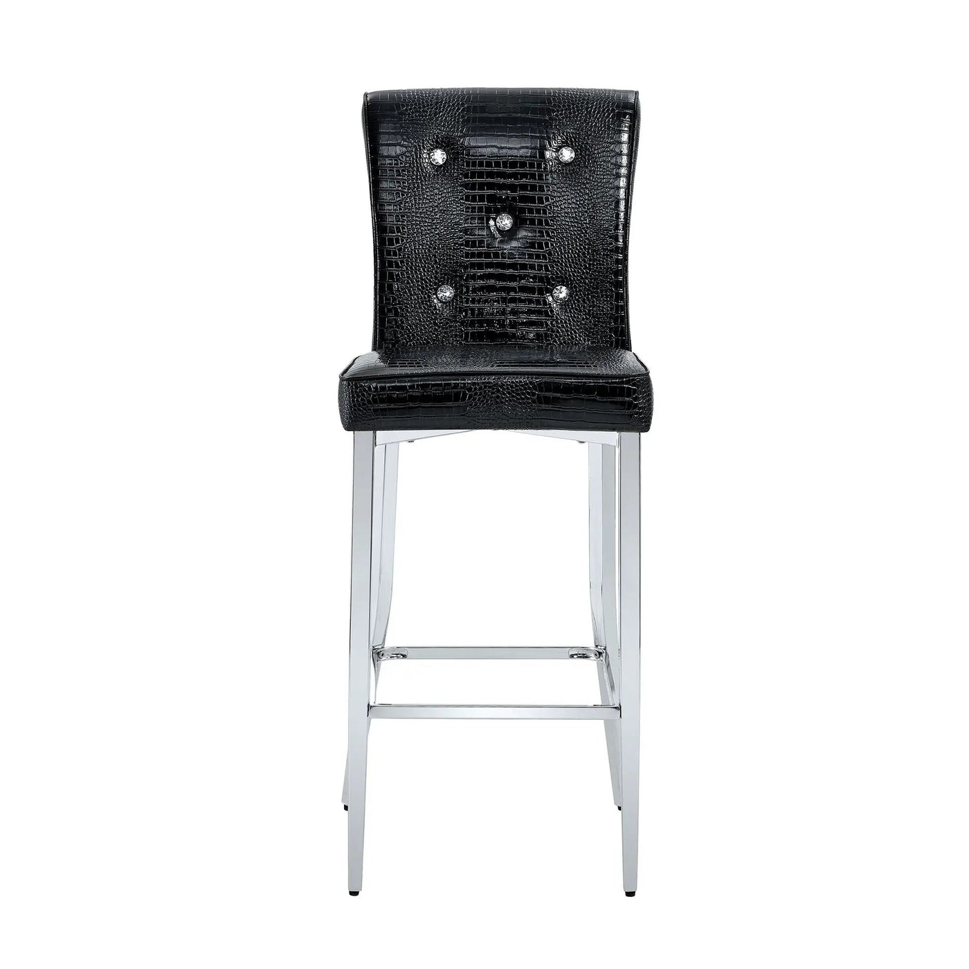 Bar Chairs & Crystal Clasp Design (Set of 2) by HouseOfZazla