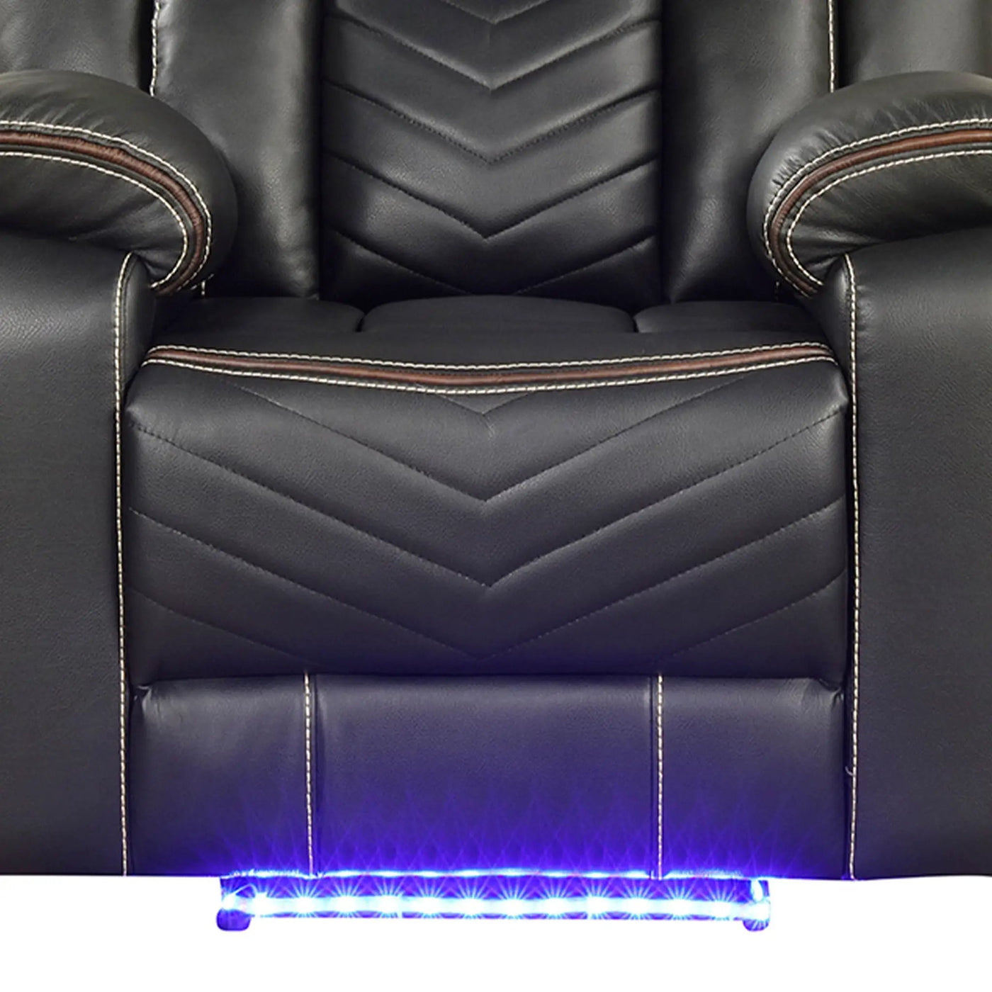 Challenger - LED Power Recliner Chair by Unique Piece Furniture