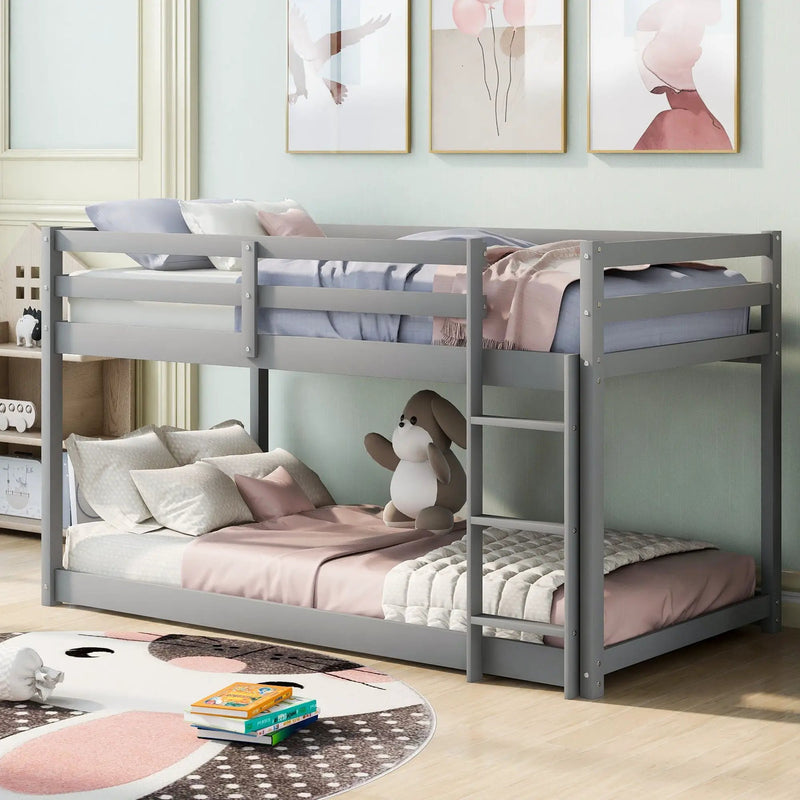 Floor Bunk Bed With Ladder by Unique Piece Furniture
