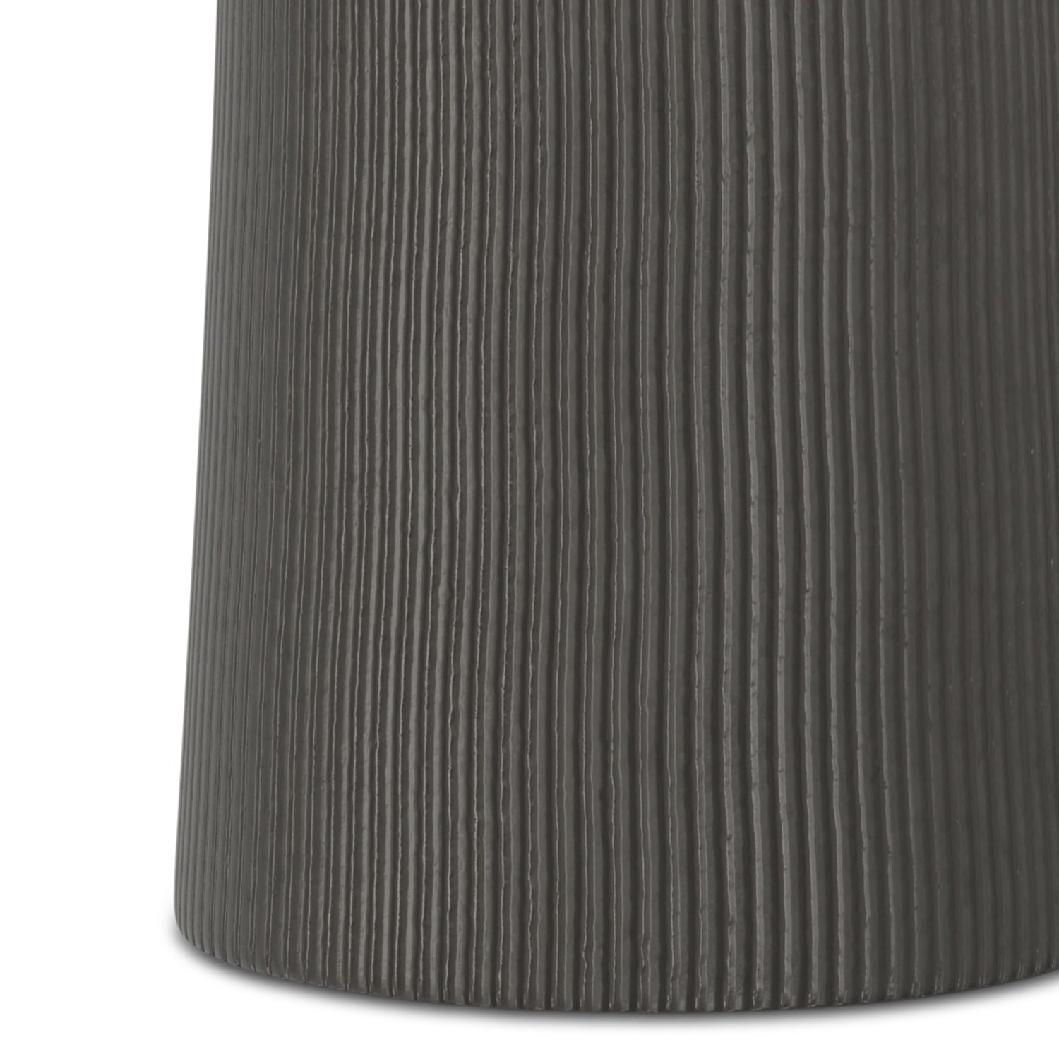 Hughes - Cast Aluminum Side Table - Black by HouseOfZazla