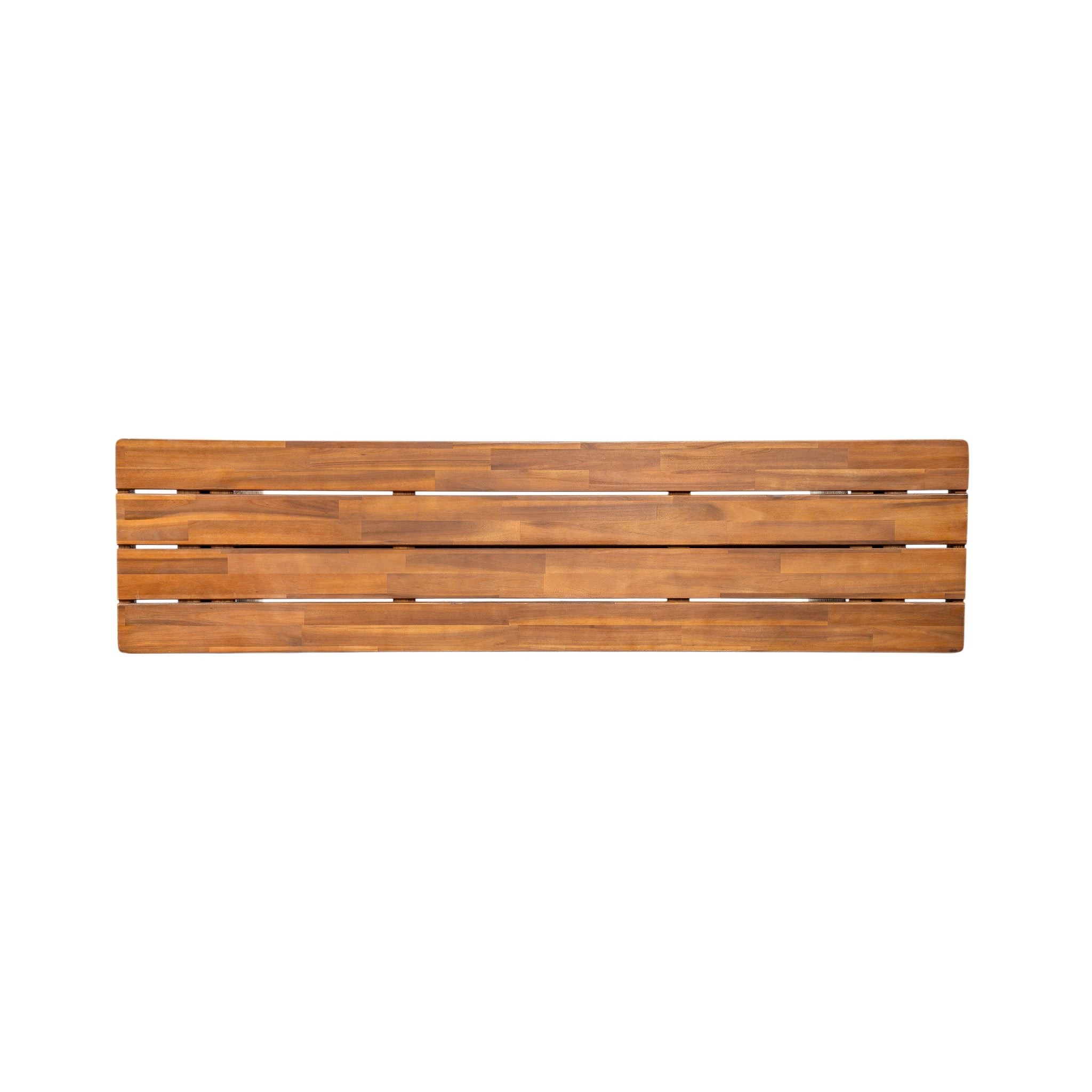 Outdoor 1pcs Acacia Wood Bench, Teak Finish by HouseOfZazla