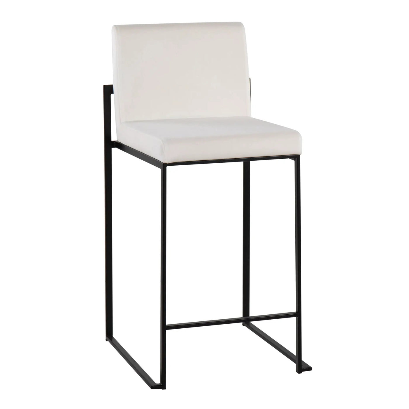 Fuji - Contemporary Modern Elegance, High Back Counter Stool by HouseOfZazla
