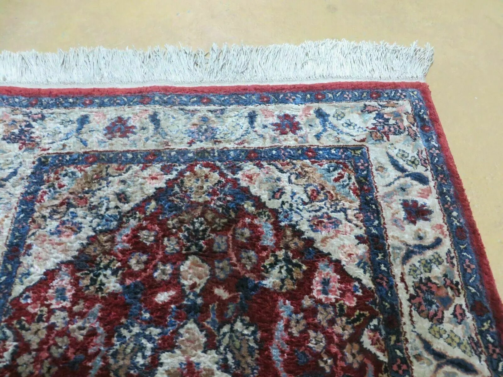 2' X 3' Handmade Chinese Floral Oriental Silk Rug Carpet Nice Red by Jewel Rugs
