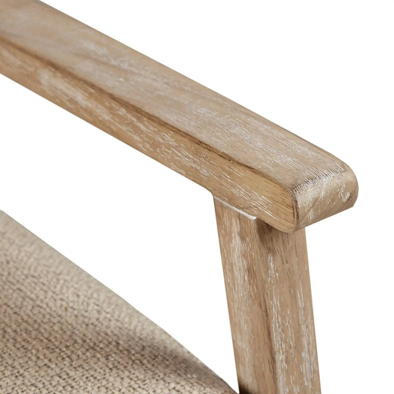 Chair With Cane Inset Back And Upholstered Seat - Light Brown by Unique Piece Furniture