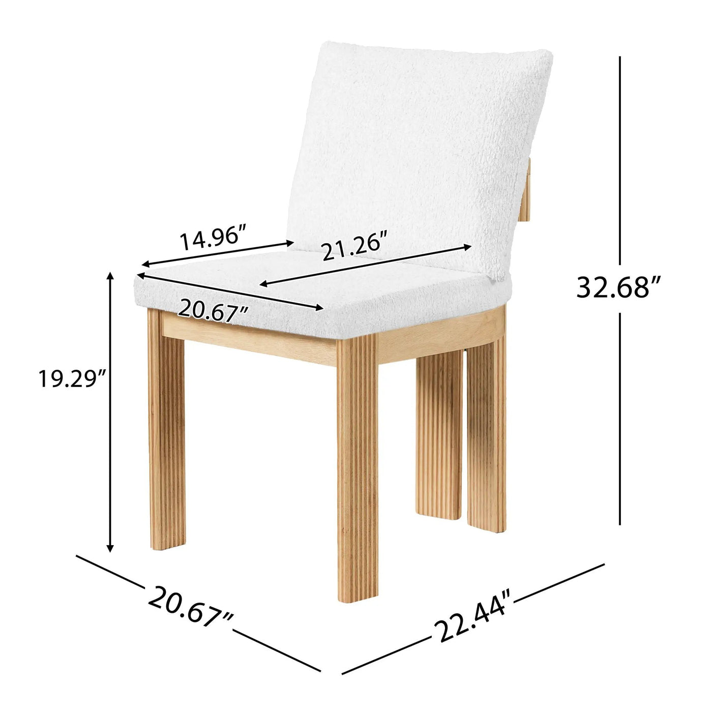 Indoor Dining Chair (Set of 2) by HouseOfZazla