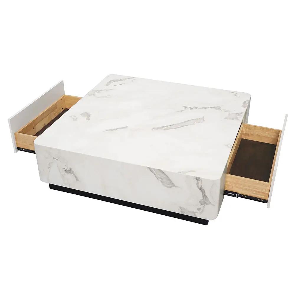 Fritzy - Coffee Table - Engineered Stone by Unique Piece Furniture