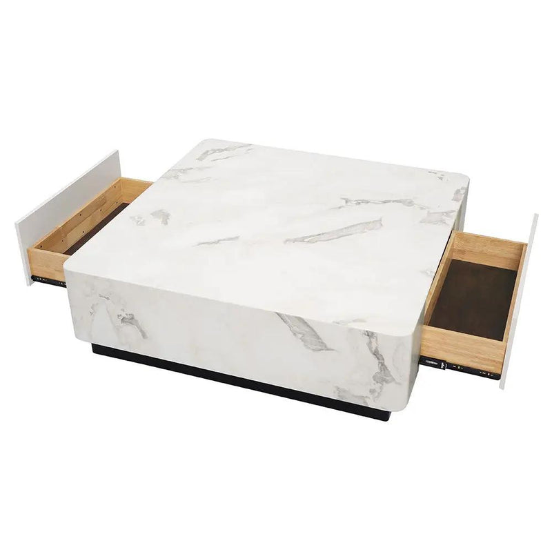 Fritzy - Coffee Table - Engineered Stone by Unique Piece Furniture