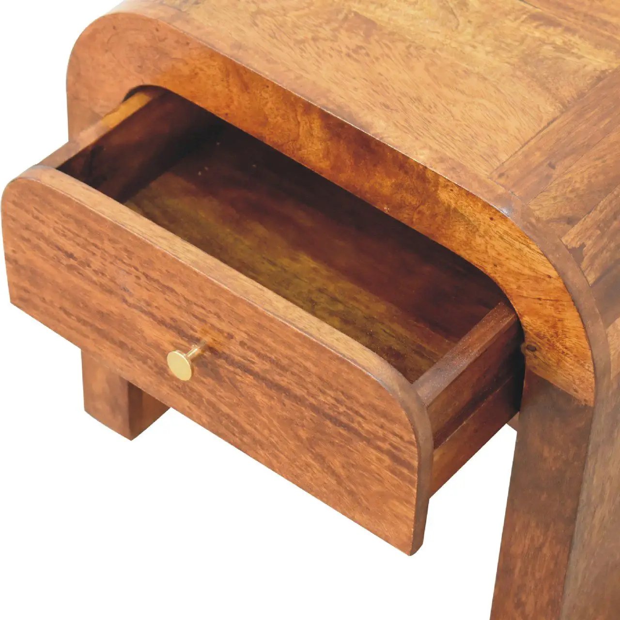 Mini Darcy - Nightstand With Curved Edges by Unique Piece Furniture