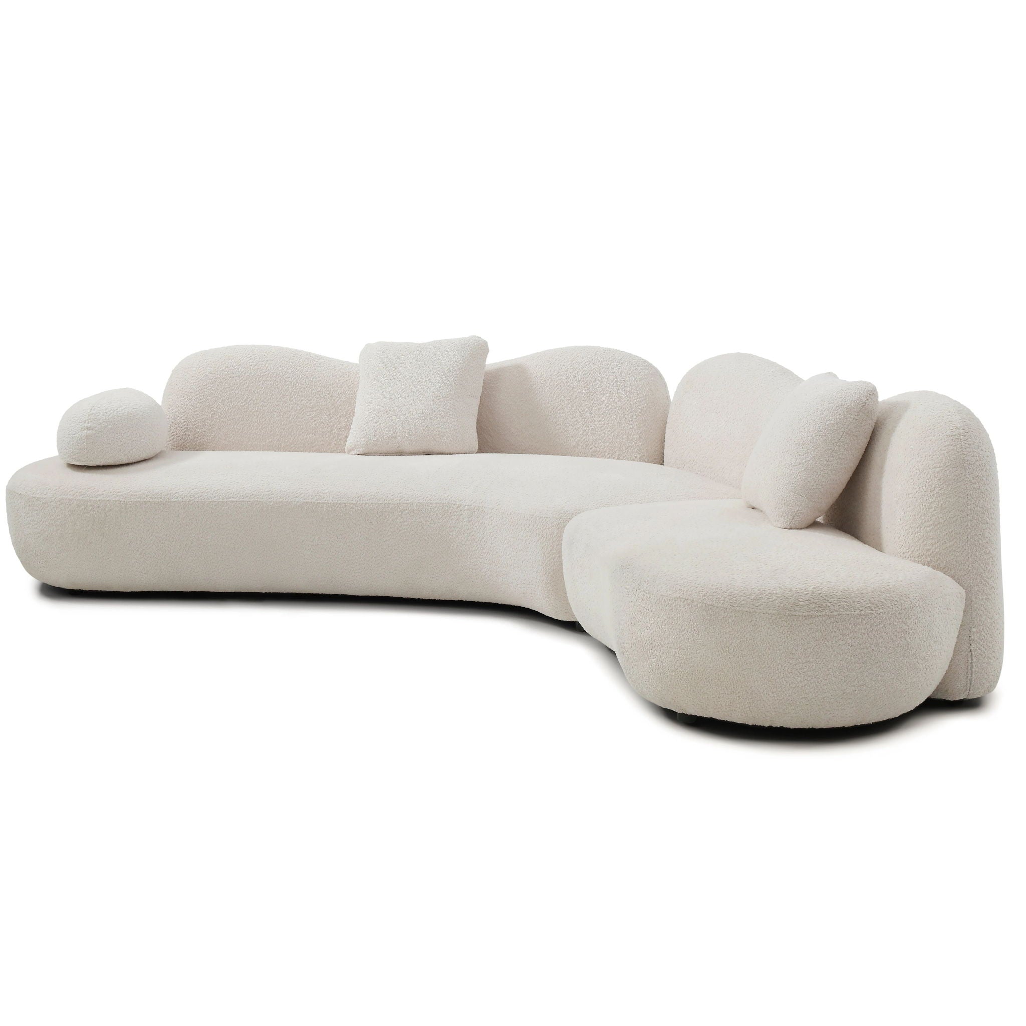 Modern Curved Modular 5 Seater Sofa by HouseOfZazla
