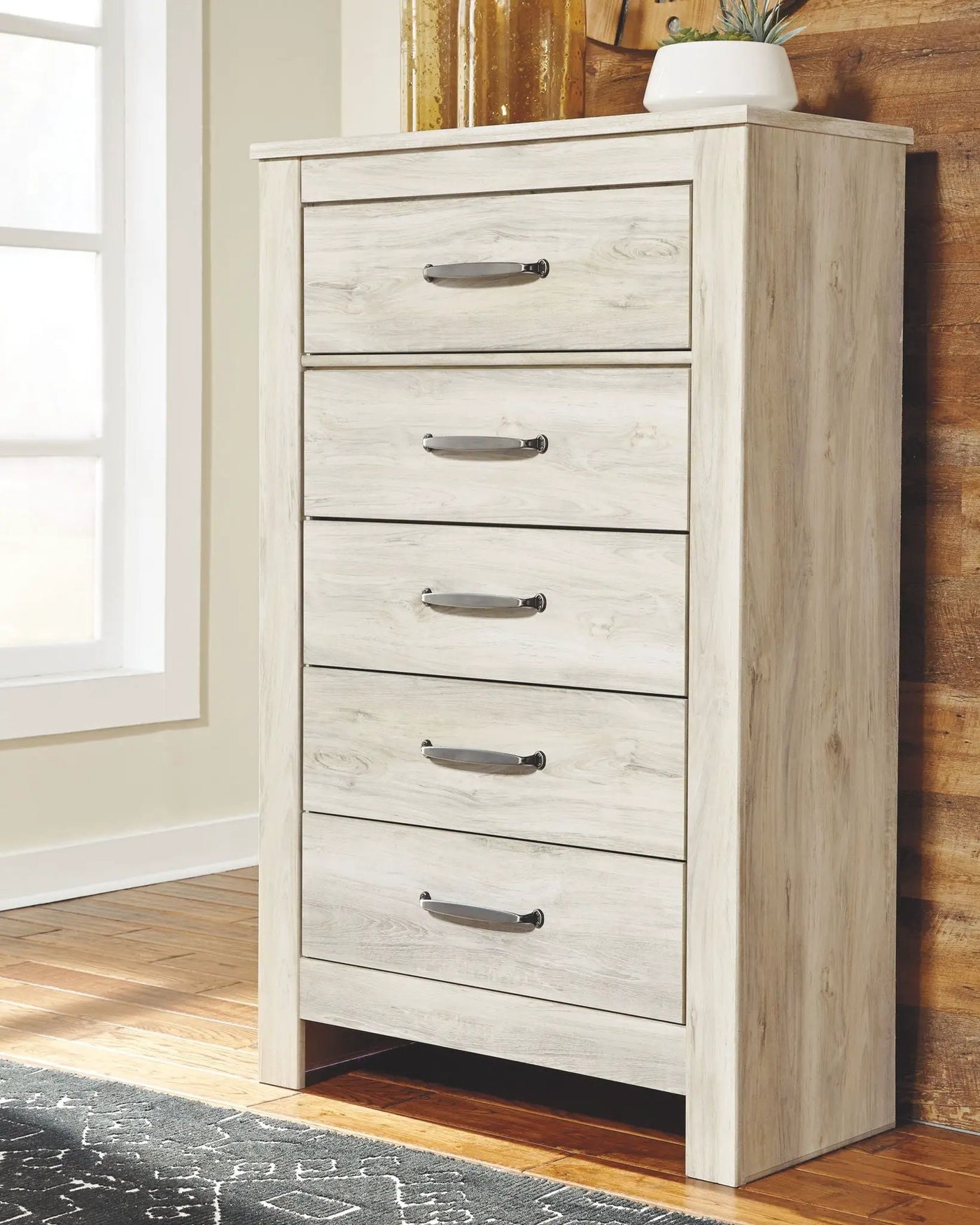 Bellaby - Dresser, Mirror, Platform Bed With Storage Drawers Set by Unique Piece Furniture
