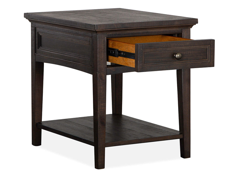 Westley Falls - Rectangular End Table - Graphite, photo 3 of 7