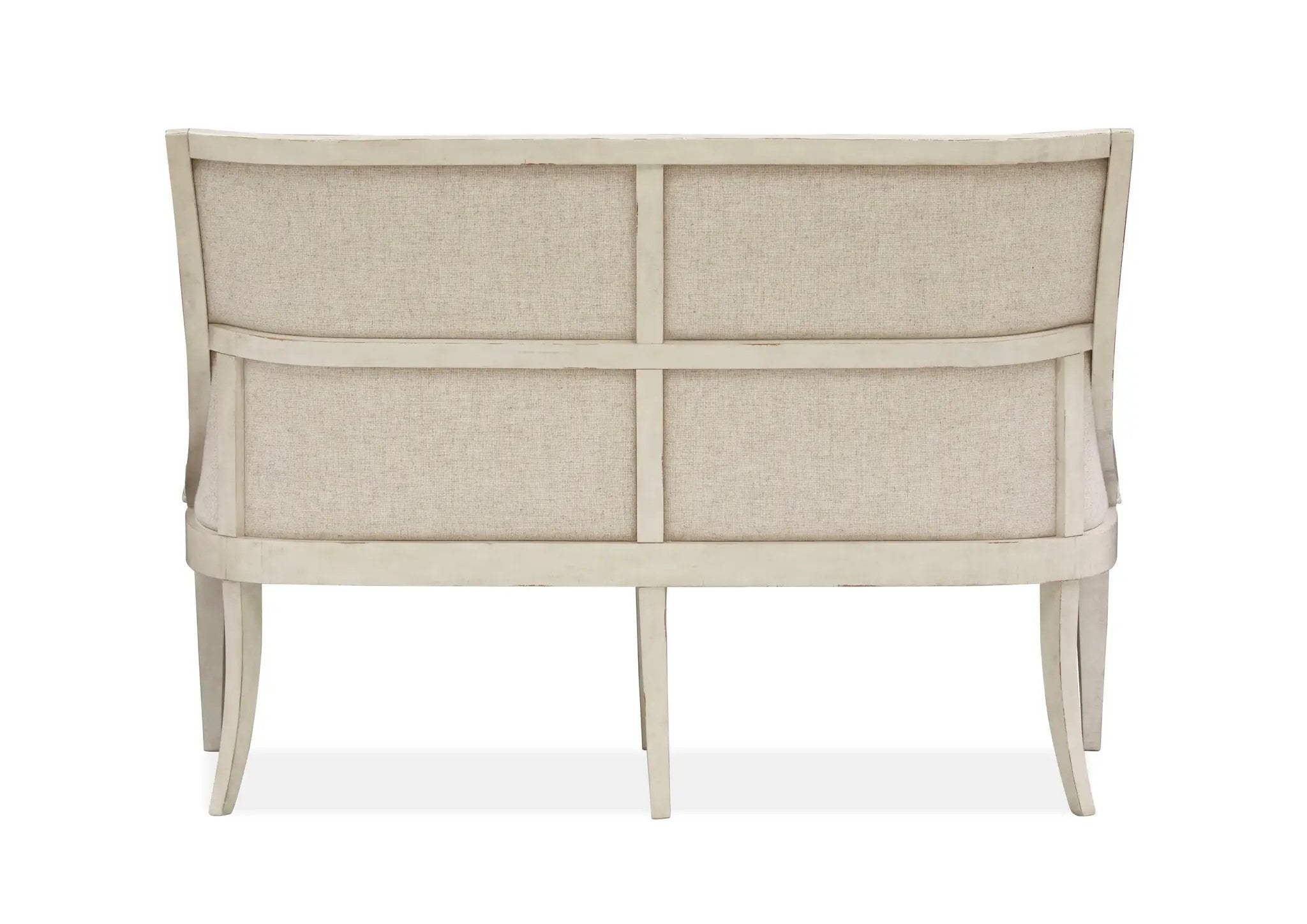 Newport - Bench With Upholstered Seat & Back - Alabaster by Unique Piece Furniture