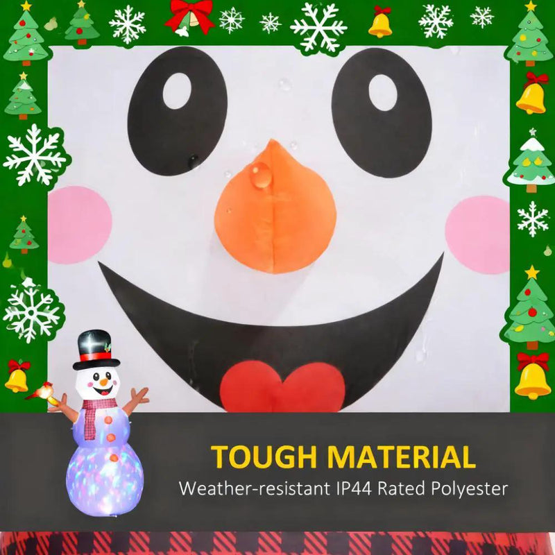 Inflatable Branch Hand Snowman with LED Lights by HouseOfZazla