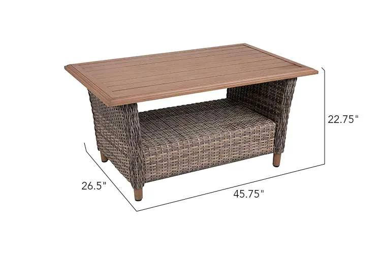 Mitchell 4-Piece Wicker Sofa Set with Swivel Rocking Chairs by Outdoor-USA®