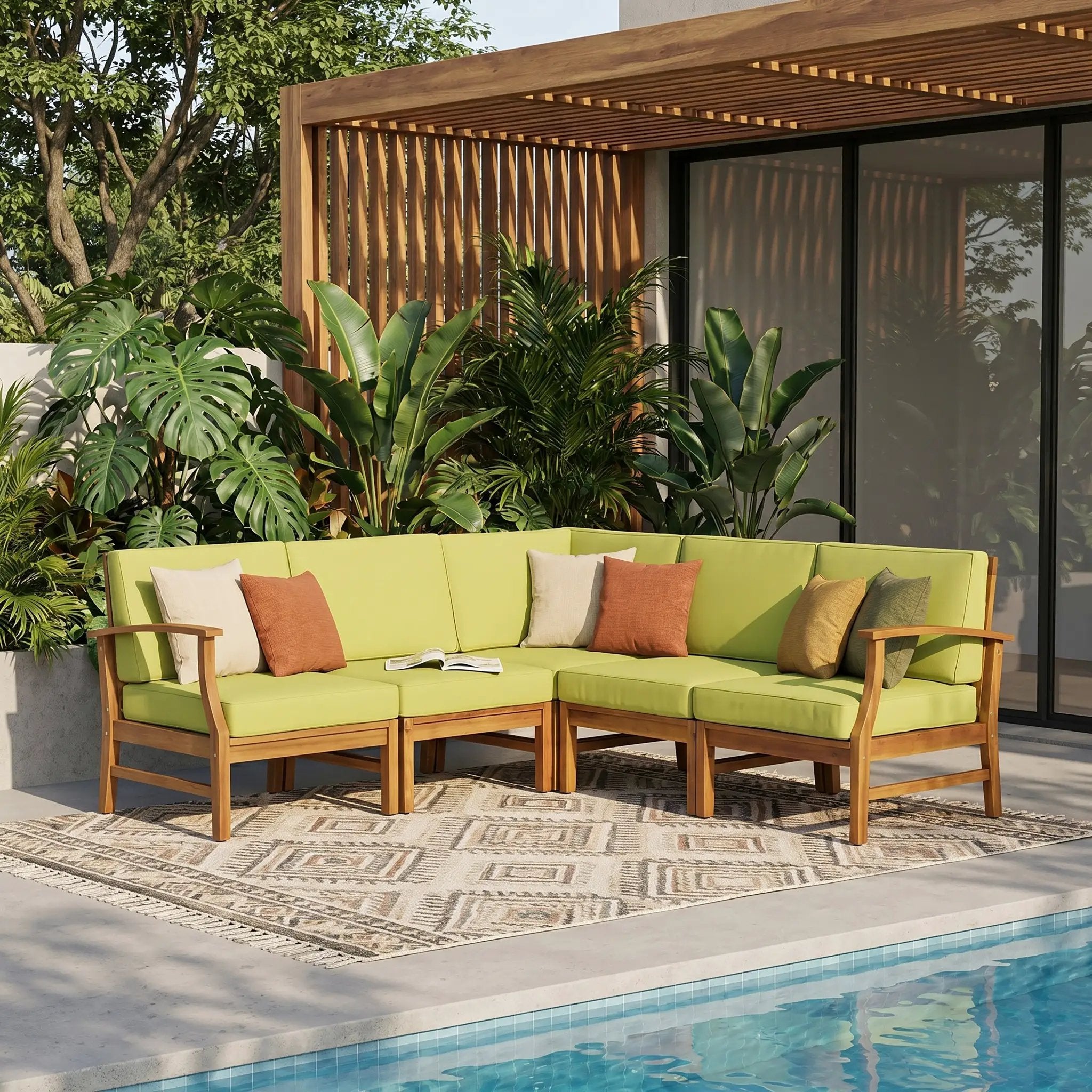 Perla 5-Pcs Sofa Set by HouseOfZazla