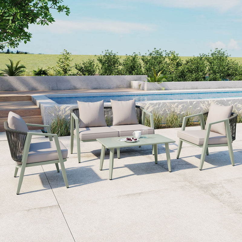 U_STYLE Durable and Comfortable Outdoor Seating Set by HouseOfZazla
