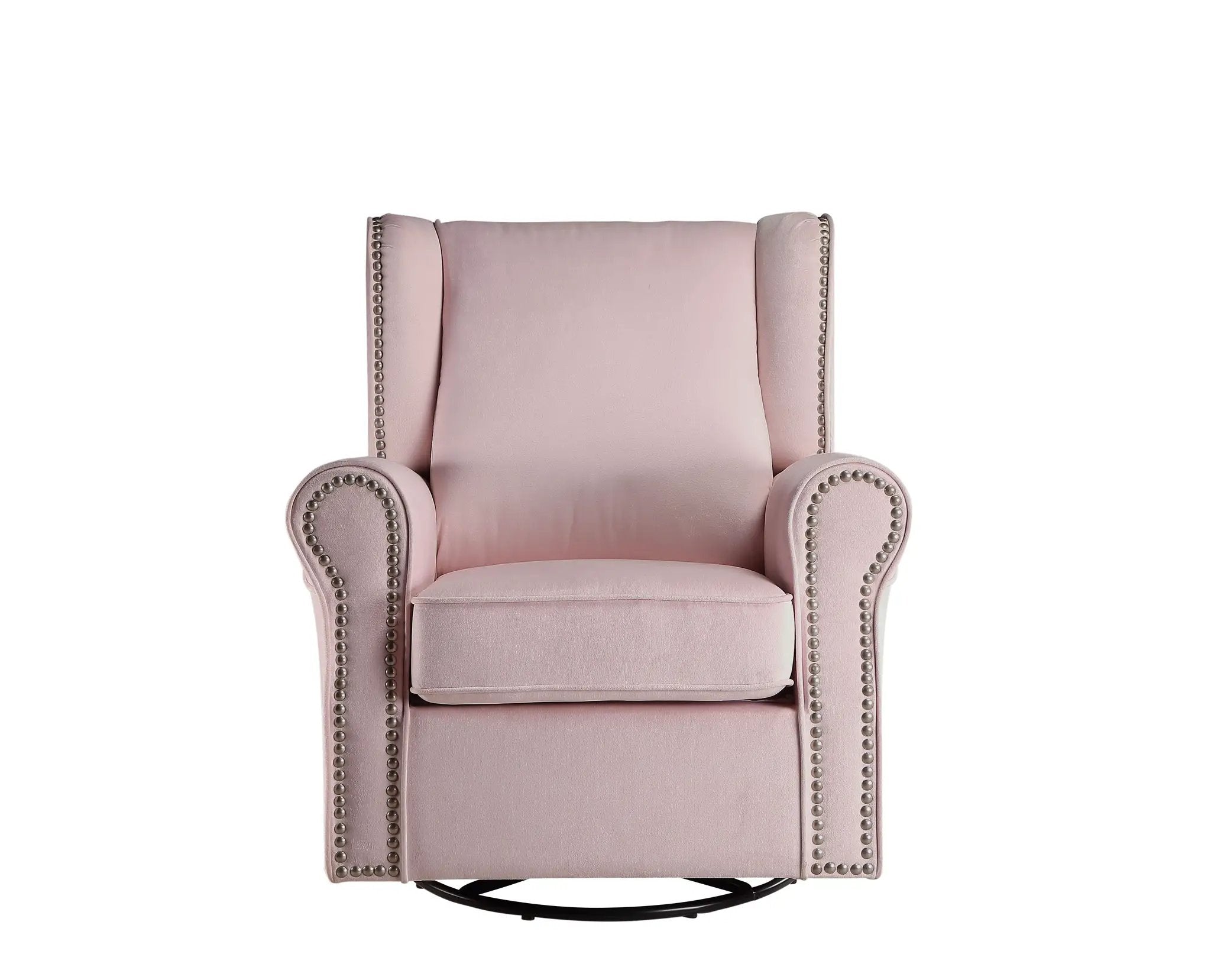 Tamaki - Glider Chair With Swivel - Pink by Unique Piece Furniture
