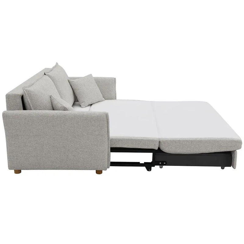 Oran - Sofa With Sleeper - Gray Chenille by Unique Piece Furniture