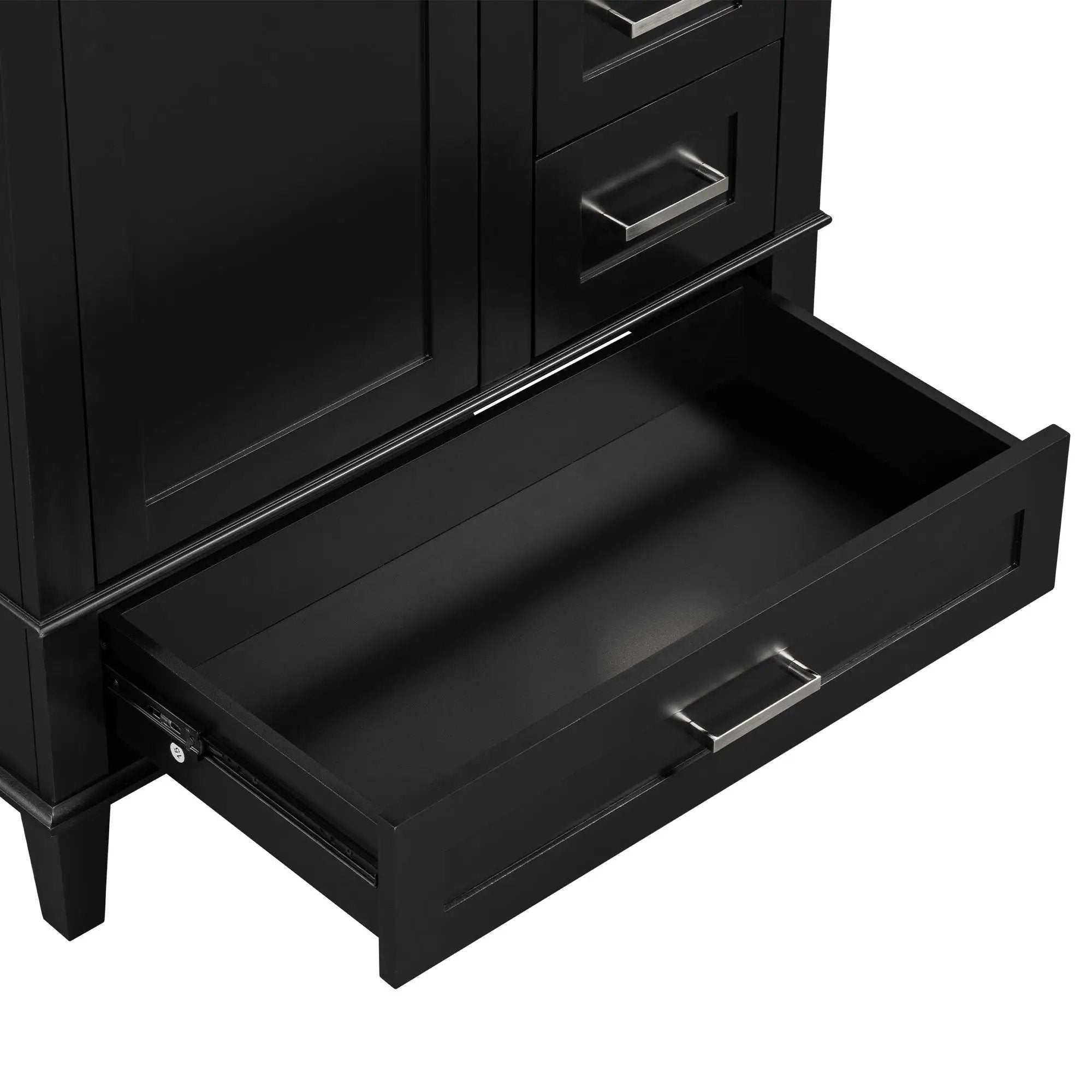 Bathroom Vanity, Modern Bathroom Cabinet With Sink Combo Set, Bathroom Storage Cabinet With A Soft Closing Door And 3 Drawers, Solid Wood Frame by HouseOfZazla