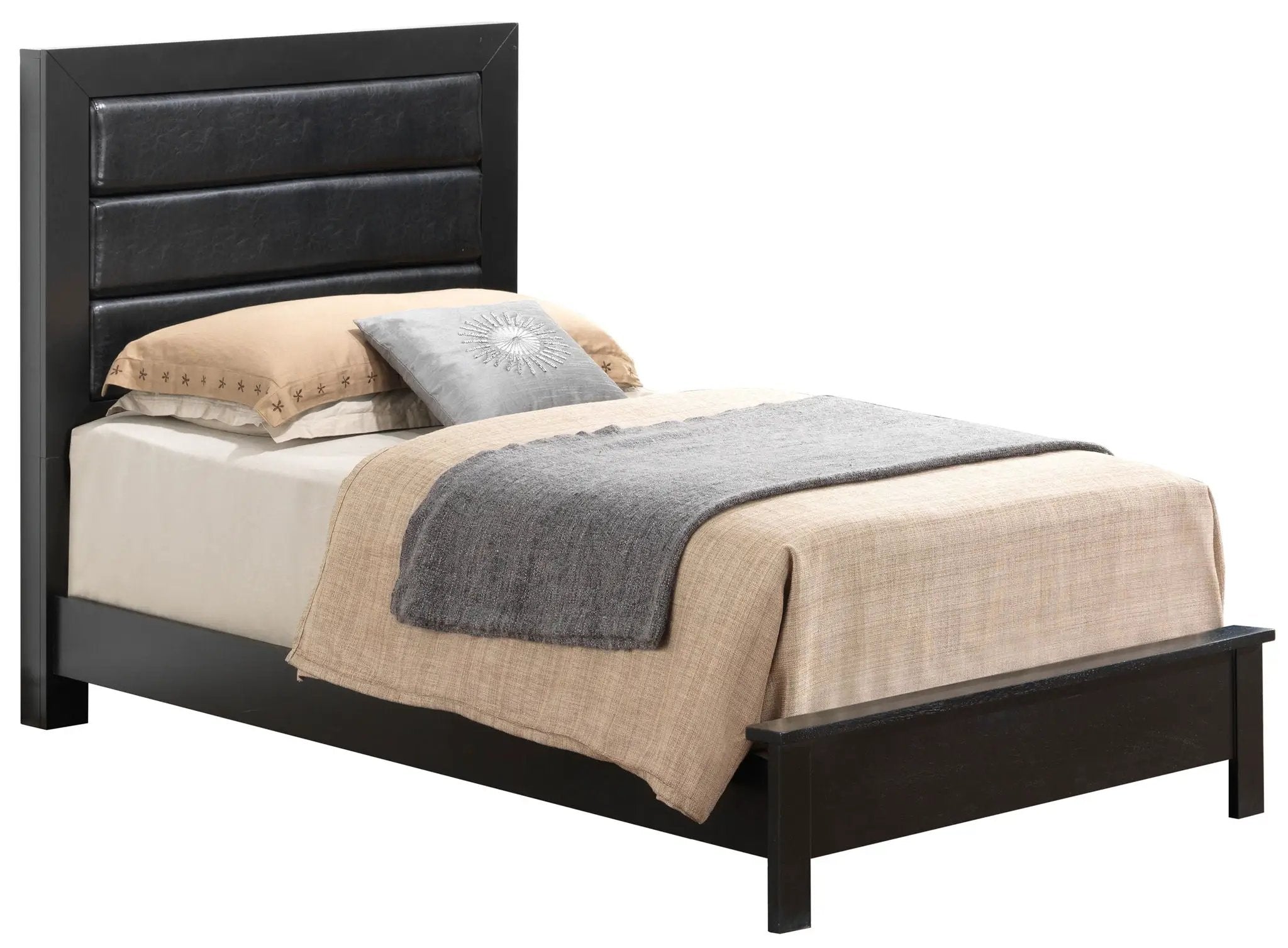 Transitional Modern Design Bed by Unique Piece Furniture