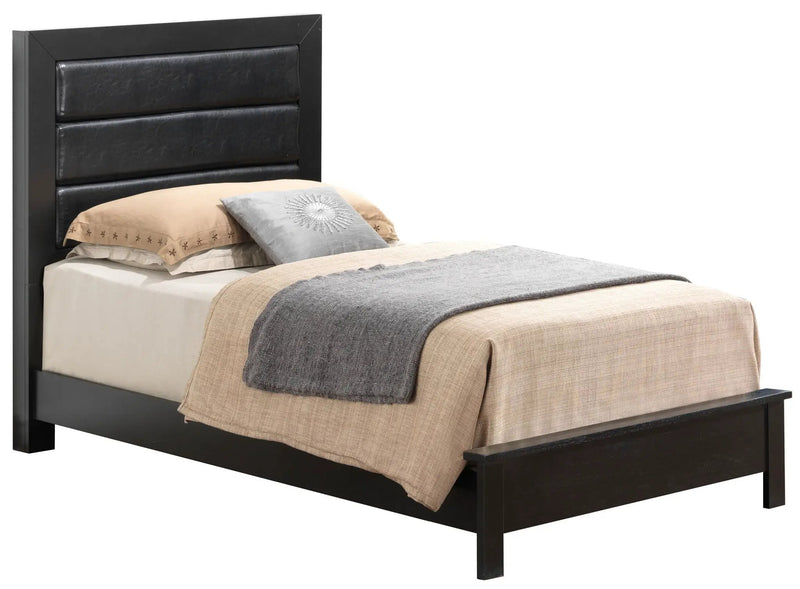 Transitional Modern Design Bed by Unique Piece Furniture