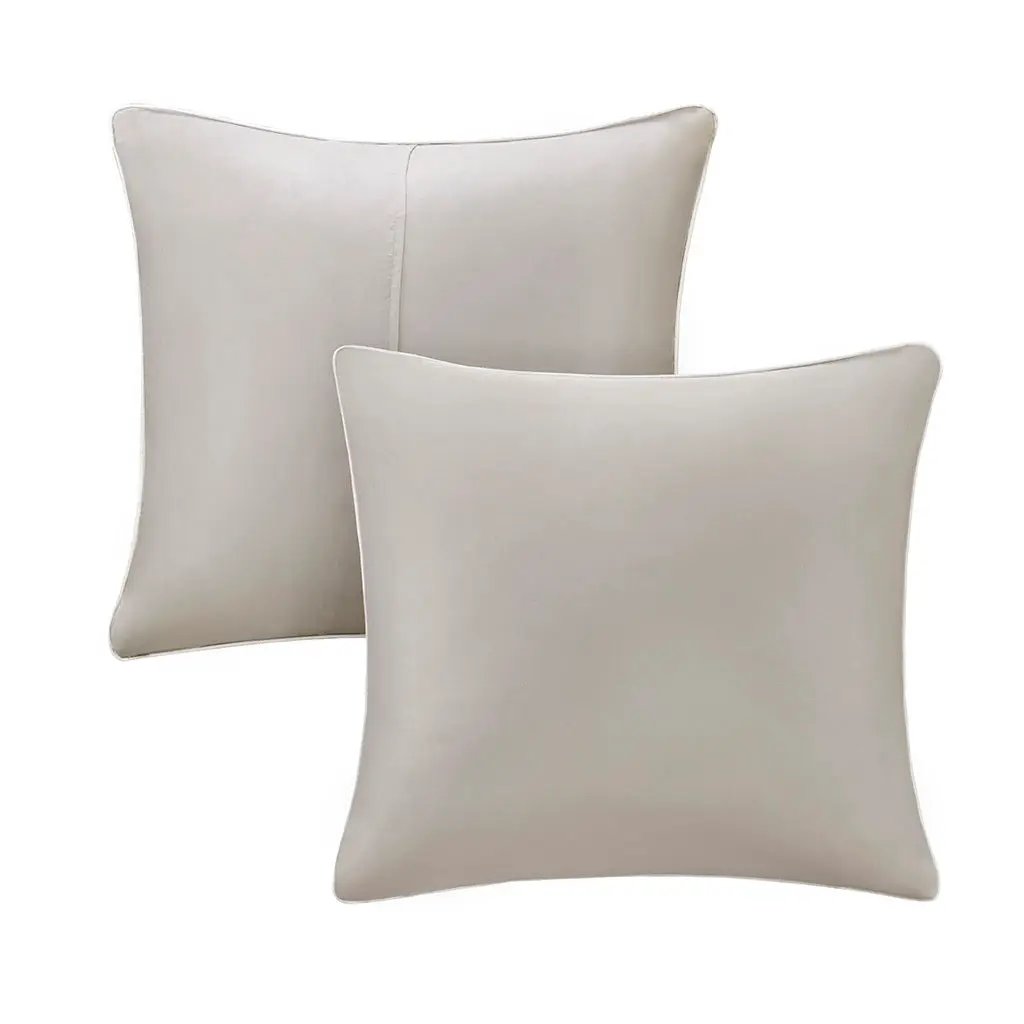Embroidered 8 Piece Comforter Set Neutral King by HouseOfZazla
