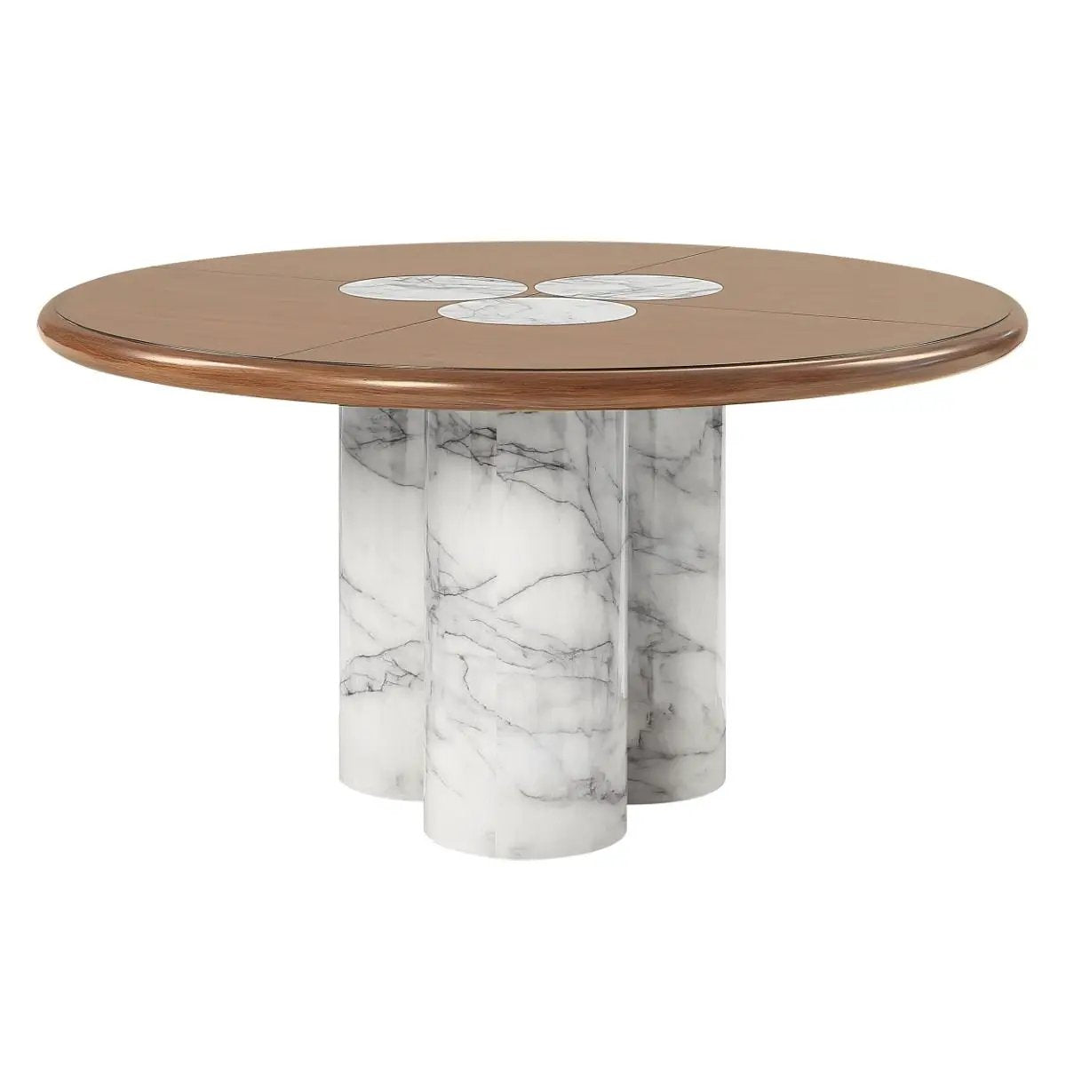 Harvey - Round Dining Table - Brown by Unique Piece Furniture
