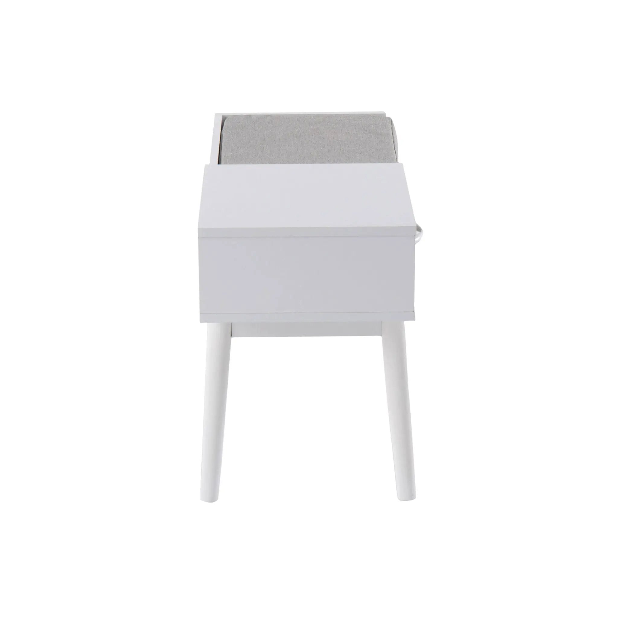 Telephone Contemporary Bench With Pull Out Drawer by Unique Piece Furniture