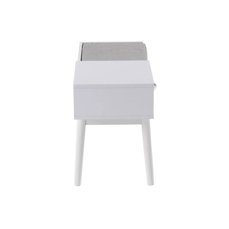 Telephone Contemporary Bench With Pull Out Drawer by Unique Piece Furniture
