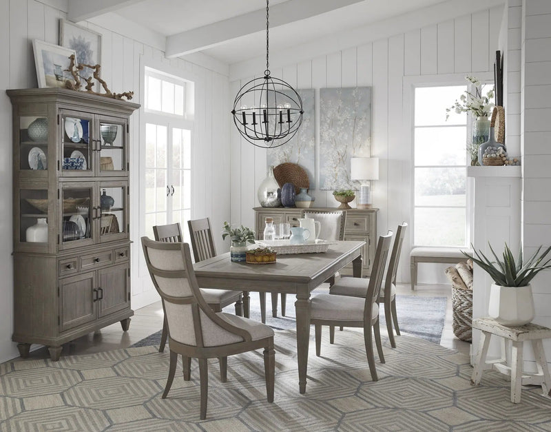 Lancaster - Dining Arm Chair With Upholstered Seat & Back (Set of 2) - Dovetail Gray by Unique Piece Furniture