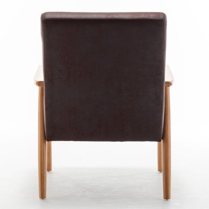 Wide Classic Mid-Century Modern Arm Chair by HouseOfZazla