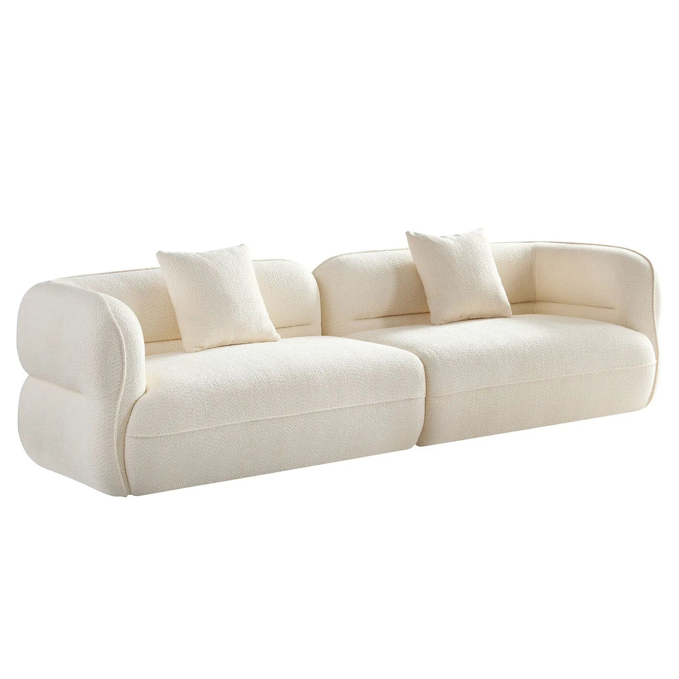 Sectional Sofa With Durable Fabric, Solid Wood Frame, And High Density Sponge Fill by HouseOfZazla