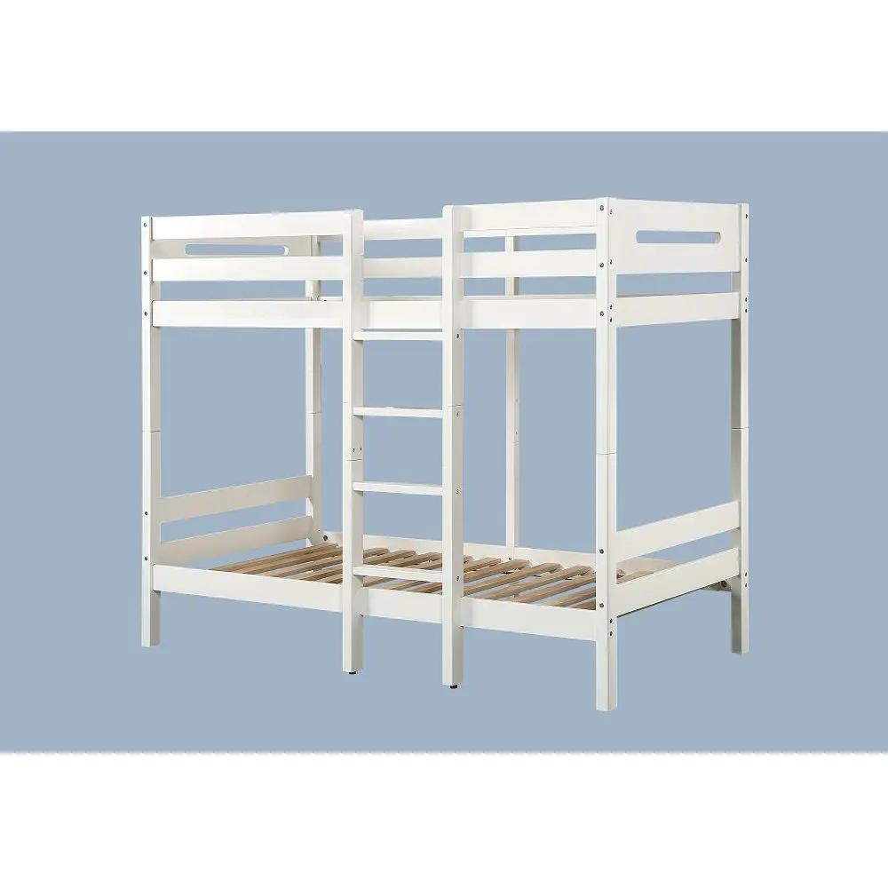Esin - Twin Over Twin Bunk Bed - White by Unique Piece Furniture