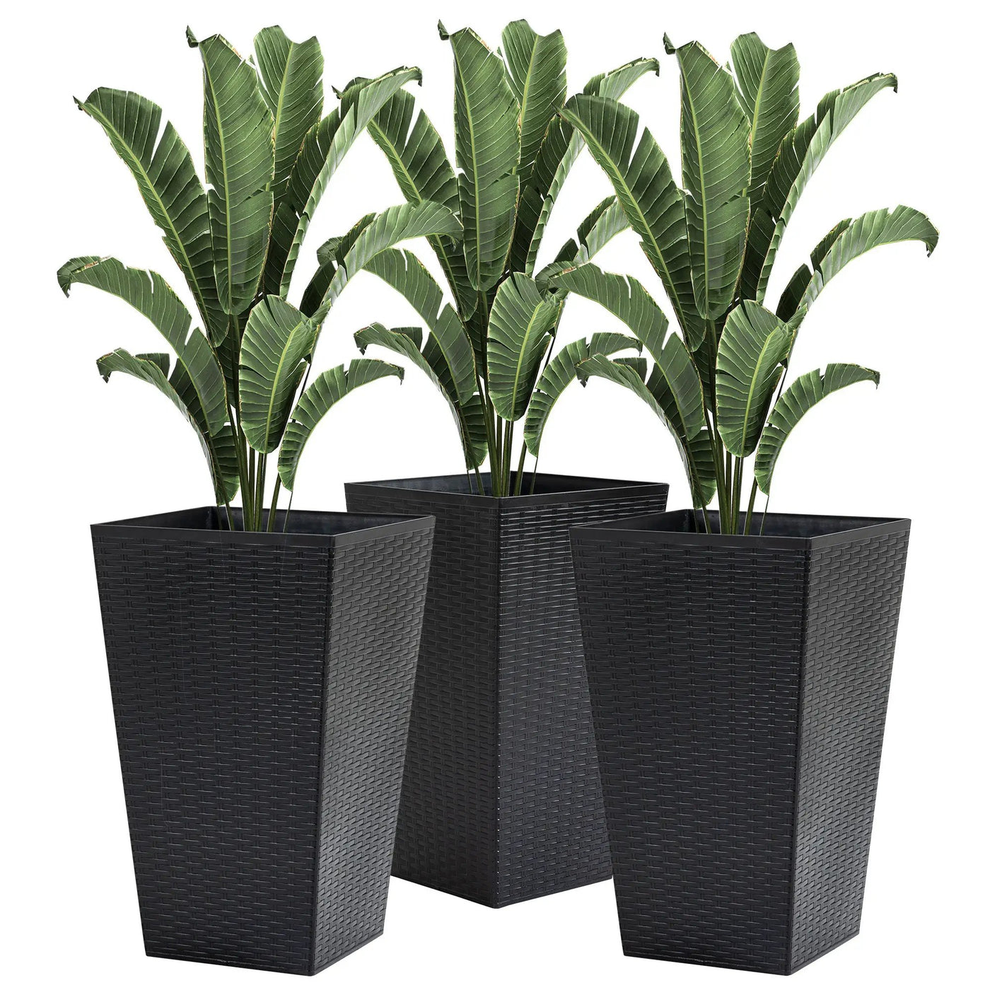 Outsunny Set of 3 Tall Planters by HouseOfZazla