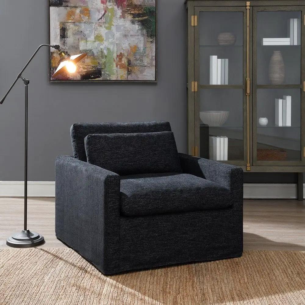 Frederick - Swivel Chair With Pillow by Unique Piece Furniture