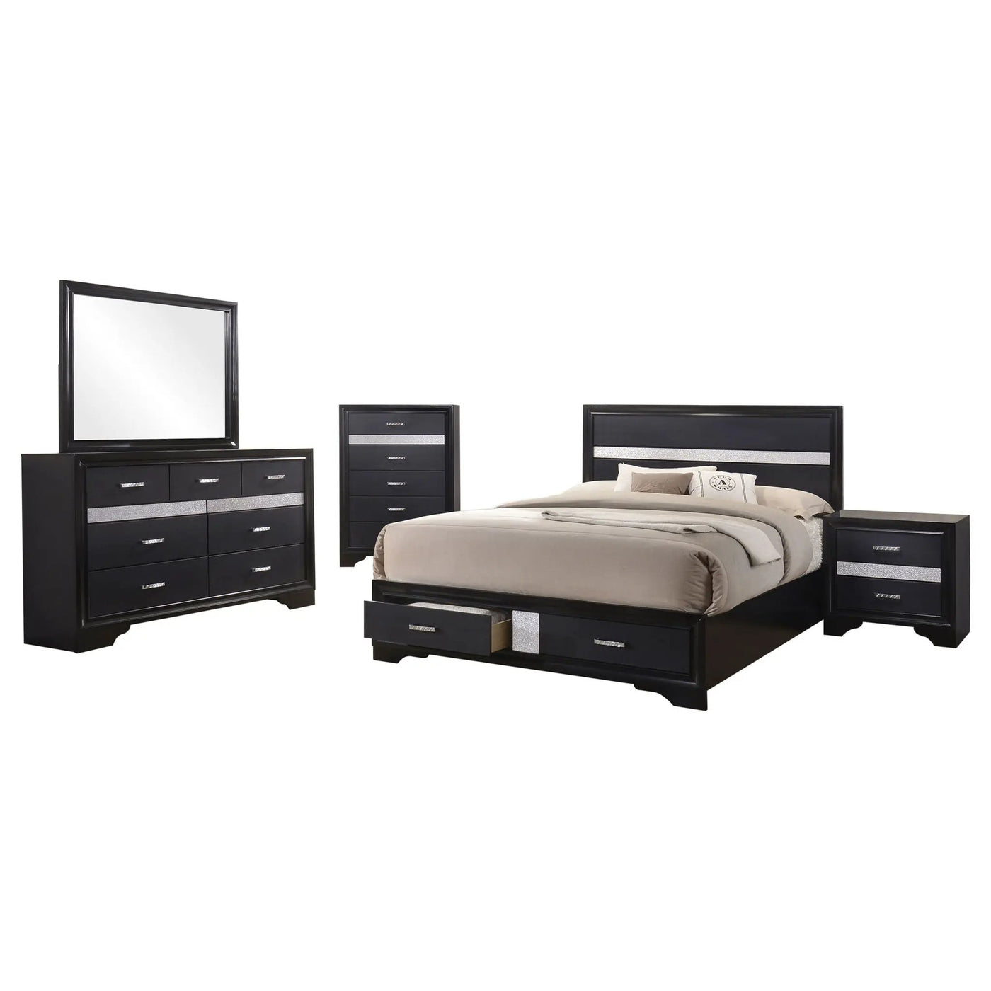 Annie - 5 Piece Bedroom Set by HouseOfZazla