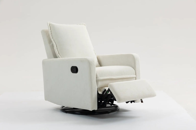Short Plush Manual Button Armchair Sofa by HouseOfZazla