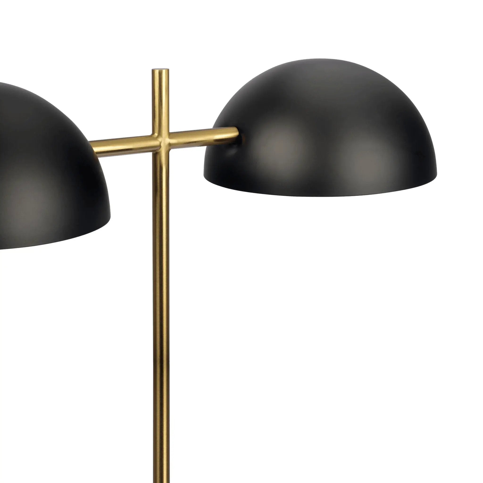 Nova - Hydro Table Lamp With On / Off Switch Double Lamp - Black / Gold / Marble by Unique Piece Furniture