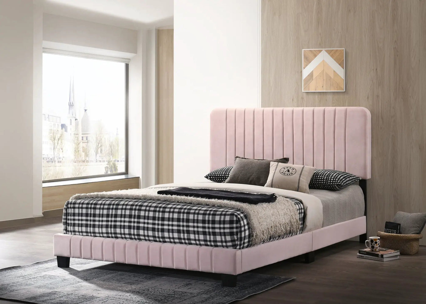 Channel Tufted Bed by HouseOfZazla