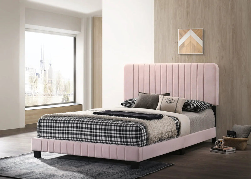 Channel Tufted Bed by Unique Piece Furniture