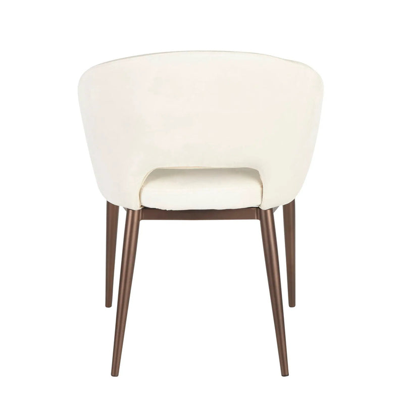 Renee - Contemporary Chair - Cream / Copper by Unique Piece Furniture