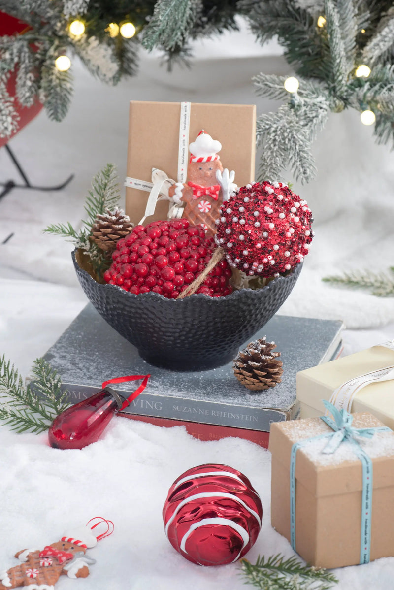 6.5" Traditional Red Berry Ball by HouseOfZazla
