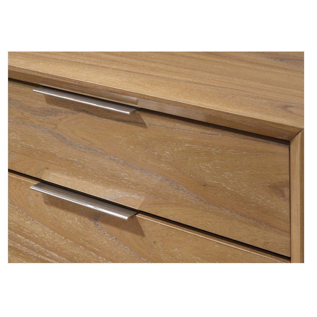 Natural Wood 6 Drawer Storage Dresser with Modern Design - Light Brown, photo 2 of 4